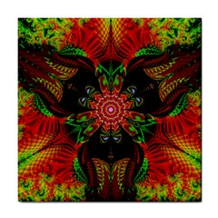 Artwork Art Fractal Flower Design Tile Coasters