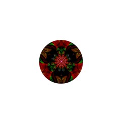 Artwork Art Fractal Flower Design 1  Mini Magnets