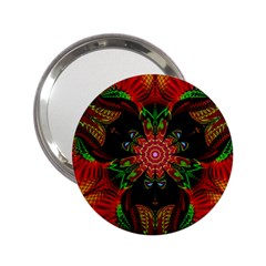 Artwork Art Fractal Flower Design 2.25  Handbag Mirrors