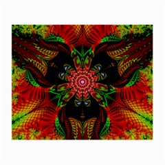 Artwork Art Fractal Flower Design Small Glasses Cloth