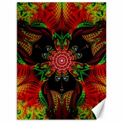 Artwork Art Fractal Flower Design Canvas 36  x 48 