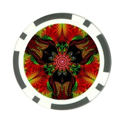 Artwork Art Fractal Flower Design Poker Chip Card Guard