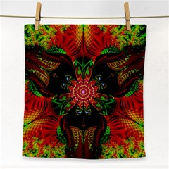 Artwork Art Fractal Flower Design Face Towel