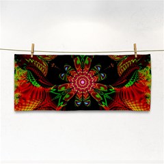 Artwork Art Fractal Flower Design Hand Towel