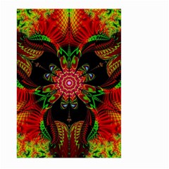 Artwork Art Fractal Flower Design Large Garden Flag (Two Sides)