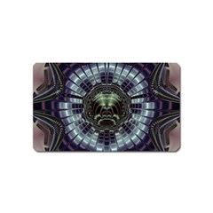 Fractal Abstract Art Artwork Magnet (name Card) by Pakrebo