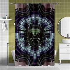 Fractal Abstract Art Artwork Shower Curtain 48  X 72  (small)  by Pakrebo