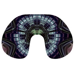 Fractal Abstract Art Artwork Travel Neck Pillow by Pakrebo