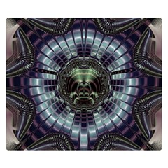 Fractal Abstract Art Artwork Double Sided Flano Blanket (small)  by Pakrebo