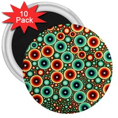 Zappwaits 3  Magnets (10 Pack)  by zappwaits