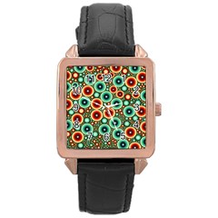 Zappwaits Rose Gold Leather Watch  by zappwaits