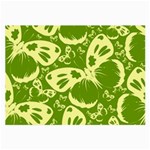 Butterflies Pattern Background Green Decoration Repeating Style Sketch Large Glasses Cloth Front