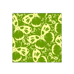 Butterflies Pattern Background Green Decoration Repeating Style Sketch Satin Bandana Scarf