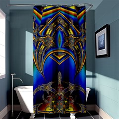 Abstract Art Design Digital Art Image Shower Curtain 36  X 72  (stall)  by Pakrebo