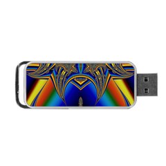 Abstract Art Design Digital Art Image Portable Usb Flash (two Sides) by Pakrebo