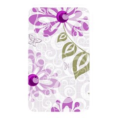 Beautiful Purple Flower Butterflies Pattern Memory Card Reader (rectangular) by fashionpod