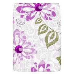 Beautiful Purple Flower Butterflies Pattern Removable Flap Cover (s)