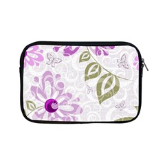 Beautiful Purple Flower Butterflies Pattern Apple Ipad Mini Zipper Cases by fashionpod