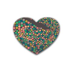 Zappwaits Art Rubber Coaster (heart)  by zappwaits