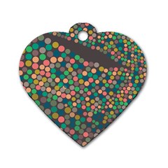 Zappwaits Art Dog Tag Heart (one Side) by zappwaits