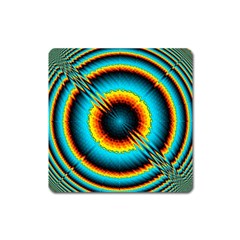 Art Artwork Fractal Digital Art Geometric Square Magnet by Pakrebo