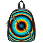 Art Artwork Fractal Digital Art Geometric School Bag (Small) Front