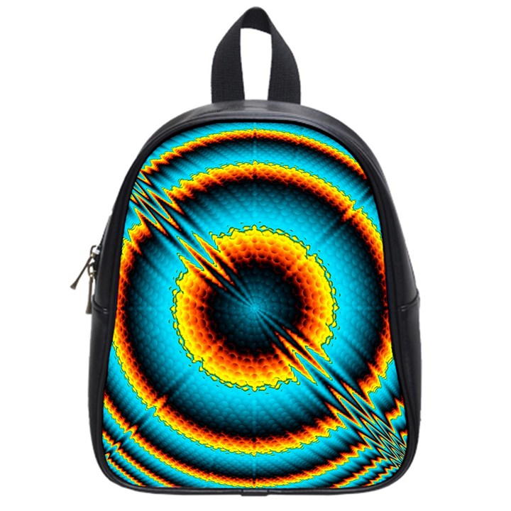 Art Artwork Fractal Digital Art Geometric School Bag (Small)