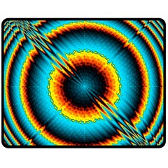 Art Artwork Fractal Digital Art Geometric Fleece Blanket (medium)  by Pakrebo