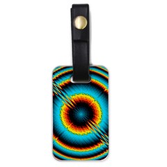 Art Artwork Fractal Digital Art Geometric Luggage Tag (one Side) by Pakrebo