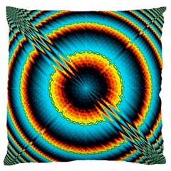 Art Artwork Fractal Digital Art Geometric Large Cushion Case (two Sides) by Pakrebo