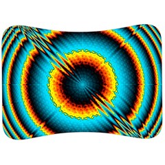 Art Artwork Fractal Digital Art Geometric Velour Seat Head Rest Cushion by Pakrebo