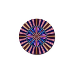 Artwork Fractal Geometrical Design Golf Ball Marker by Pakrebo