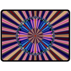 Artwork Fractal Geometrical Design Fleece Blanket (large) 