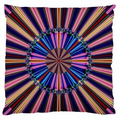 Artwork Fractal Geometrical Design Standard Flano Cushion Case (one Side) by Pakrebo