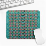 Lotus Bloom In The Sacred Soft Warm Sea Large Mousepads Front