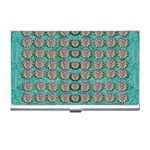 Lotus Bloom In The Sacred Soft Warm Sea Business Card Holder Front