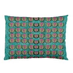 Lotus Bloom In The Sacred Soft Warm Sea Pillow Case (two Sides) by pepitasart