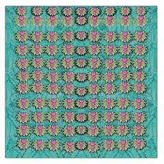 Lotus Bloom In The Sacred Soft Warm Sea Large Satin Scarf (square) by pepitasart