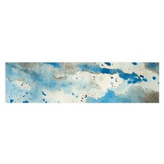 Watercolor Splatter Satin Scarf (oblong) by blkstudio