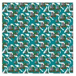 Koala Bears Pattern Large Satin Scarf (Square) Front