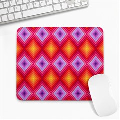 Texture Surface Orange Pink Large Mousepads by Mariart