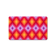 Texture Surface Orange Pink Magnet (name Card) by Mariart