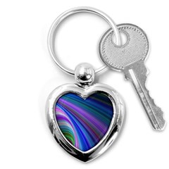 Background Abstract Curves Key Chain (heart) by Bajindul