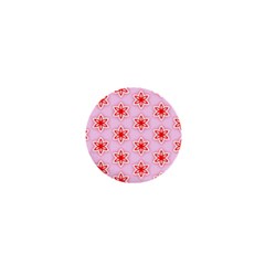 Texture Star Backgrounds Pink 1  Mini Buttons by HermanTelo