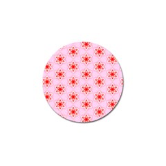 Texture Star Backgrounds Pink Golf Ball Marker (10 Pack)