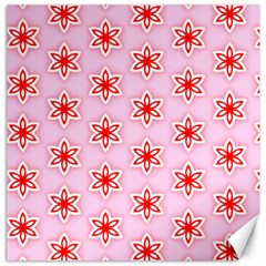 Texture Star Backgrounds Pink Canvas 16  X 16  by HermanTelo