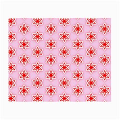 Texture Star Backgrounds Pink Small Glasses Cloth (2 Sides)