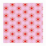 Texture Star Backgrounds Pink Medium Glasses Cloth (2 Sides) Front