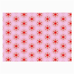 Texture Star Backgrounds Pink Large Glasses Cloth (2 Sides)