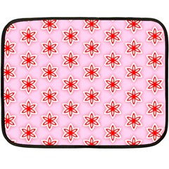 Texture Star Backgrounds Pink Double Sided Fleece Blanket (mini)  by HermanTelo